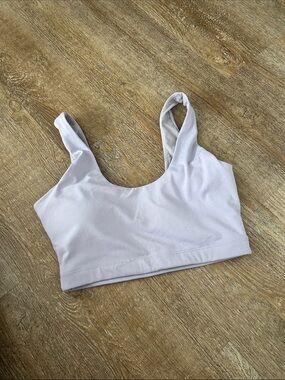 Light Lavender Scoop Sports Bra